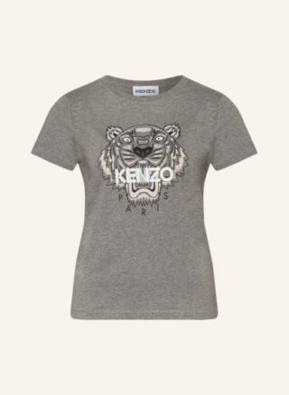 Kenzo Classic Tiger T-Shirts Damen, Grau