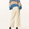 Kenzo Cord-Culotte Damen, Weiß