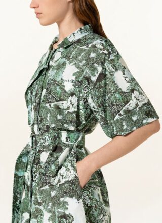 Kenzo Hemdblusenkleid Damen, Grün