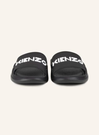 Kenzo Pantoletten Herren, Schwarz