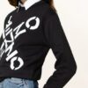 Kenzo Sweatshirt Damen, Schwarz