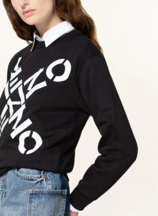 Kenzo Sweatshirt Damen, Schwarz
