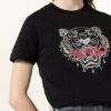 Kenzo T-Shirts Damen, Schwarz