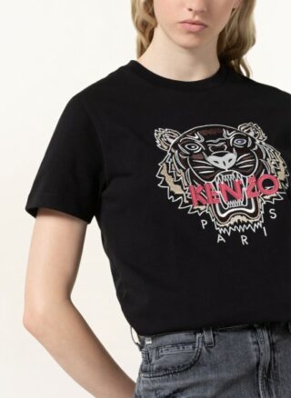 Kenzo T-Shirts Damen, Schwarz