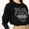 Kenzo Tiger Classic Sweatshirt Damen, Schwarz