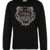 Kenzo Tiger Hoodie Herren, Schwarz