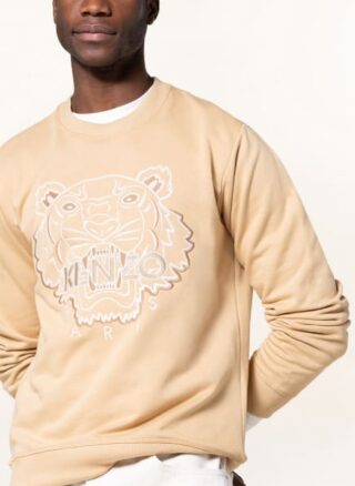 Kenzo Tiger Sweatshirt Herren, Beige