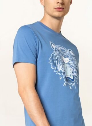 Kenzo Tiger T-Shirt Herren, Blau