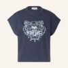 Kenzo Tiger T-Shirts Damen, Blau