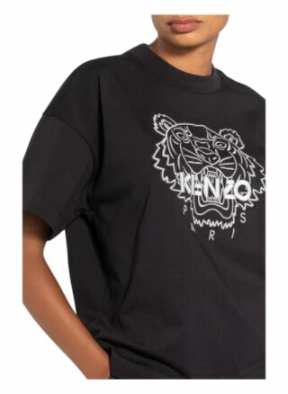 Kenzo Tiger T-Shirts Damen, Schwarz