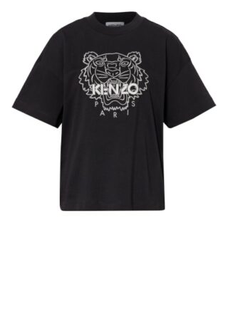 Kenzo Tiger T-Shirts Damen, Schwarz