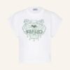 Kenzo Tiger T-Shirts Damen, Weiß