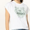 Kenzo Tiger T-Shirts Damen, Weiß