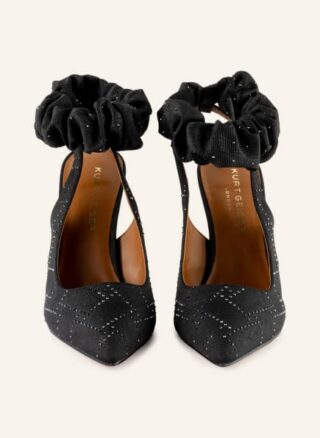 Kurt Geiger Samtpumps Damen, Schwarz