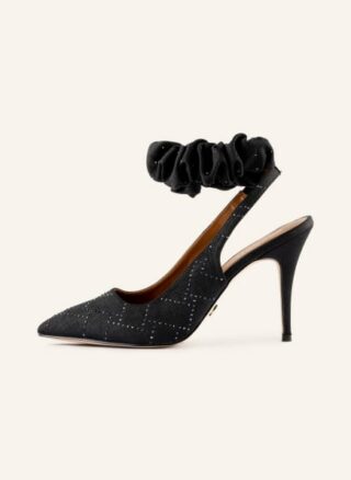 Kurt Geiger Samtpumps Damen, Schwarz