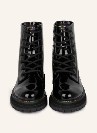 Kurt Geiger Schnürboots Damen, Schwarz