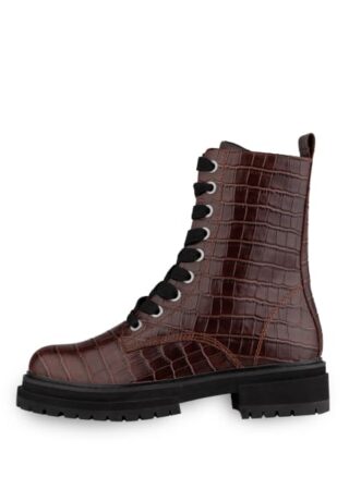 Kurt Geiger Siva Schnürboots Damen, Rot