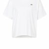 LACOSTE L!VE Oversized-Shirt Damen, Weiß