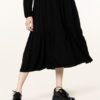 LANIUS Hängerkleid Damen, Schwarz