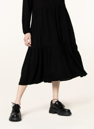 LANIUS Hängerkleid Damen, Schwarz