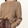 LANIUS Pullover Damen, Braun