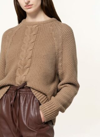 LANIUS Pullover Damen, Braun