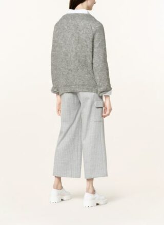 LANIUS Pullover Damen, Grau