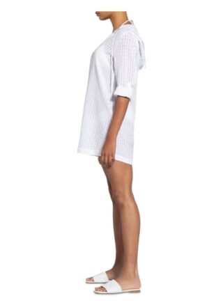 LIDEA Shibori Tunika Damen, Weiß