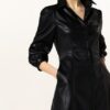 LIU JO Hemdblusenkleid Damen, Schwarz