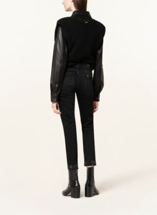 LIU JO Ideal 7/8 Skinny Jeans Damen, Schwarz