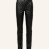 LIU JO Lederhose Damen, Schwarz