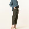 LUISA CERANO 7/8-Chino Damen, Grün