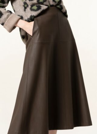 LUISA CERANO A-Linien-Rock Damen, Braun