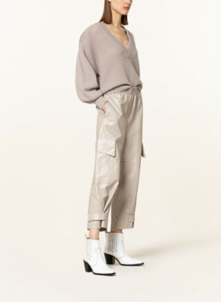 LUISA CERANO Cargohose Damen, Beige