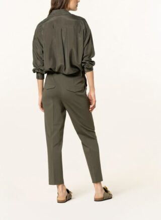 LUISA CERANO Cigarettenhose Damen, Grün