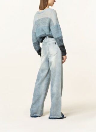 LUISA CERANO Flared Leg Jeans Damen, Blau