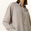 LUISA CERANO Hemdbluse Damen, Grau