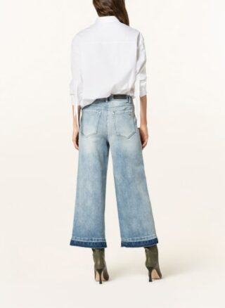 LUISA CERANO Jeans-Culotte Damen, Blau