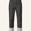 LUISA CERANO Jeans Straight Leg Jeans Damen, Schwarz