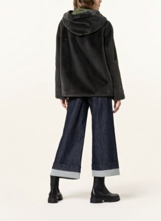 LUISA CERANO Kunstpelz-Jacke Damen, Grün