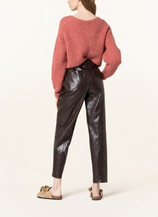 LUISA CERANO Lederhose Damen, Braun