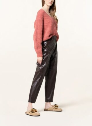 LUISA CERANO Lederhose Damen, Braun