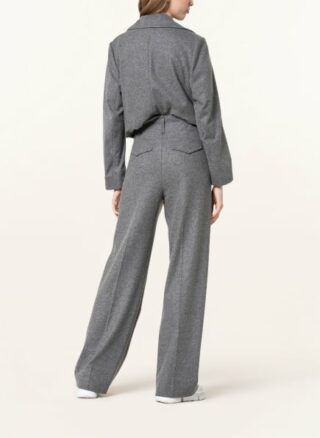 LUISA CERANO Marlenehose Damen, Grau