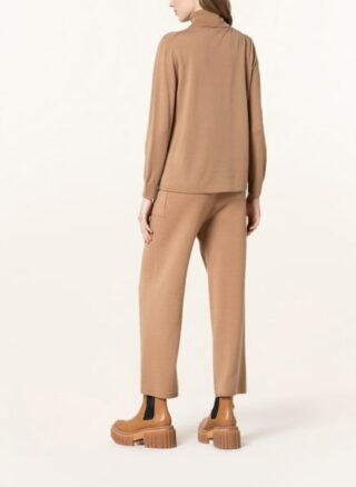 LUISA CERANO Rollkragenpullover Damen, Braun