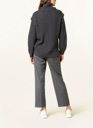 LUISA CERANO Rollkragenpullover Damen, Grau