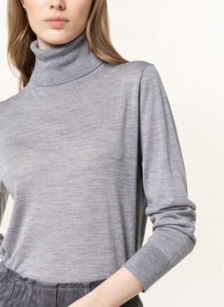 LUISA CERANO Rollkragenpullover Damen, Grau