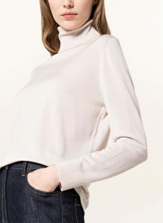 LUISA CERANO Rollkragenpullover Damen, Weiß