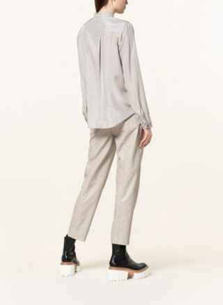 LUISA CERANO Seidenbluse Damen, Beige