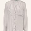 LUISA CERANO Seidenbluse Damen, Beige