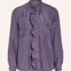 LUISA CERANO Seidenbluse Damen, Lila